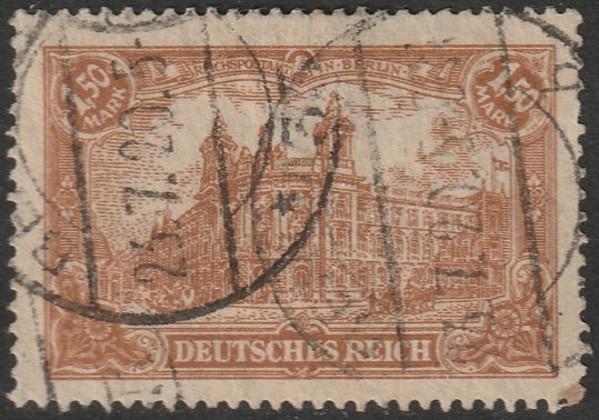 Germany 1920 Sc 113b used red brown