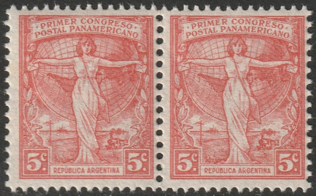 Argentina 1921 Sc 291 pair MNH**