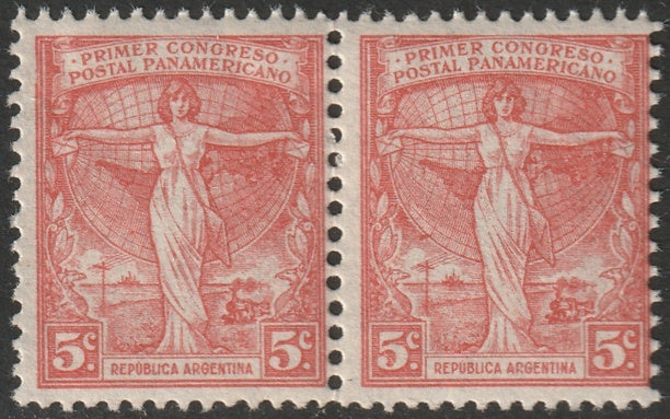 Argentina 1921 Sc 291 pair MNH**