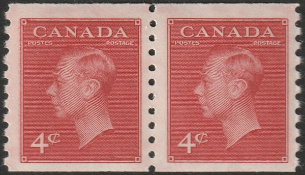 Canada 1950 Sc 300 coil pair MNH**