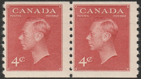 Canada 1950 Sc 300 coil pair MNH**