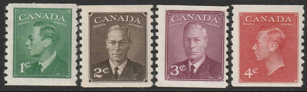 Canada 1950 Sc 297-300 coil set MNH**