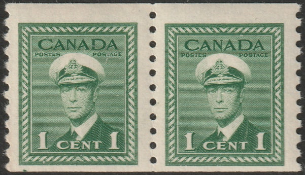 Canada 1948 Sc 278 coil pair MNH**