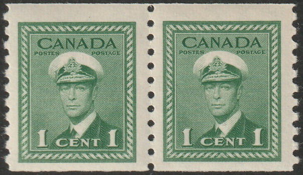 Canada 1948 Sc 278 coil pair MNH**