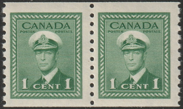 Canada 1948 Sc 278 coil pair MNH**