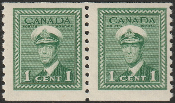 Canada 1948 Sc 278 coil pair MNH**