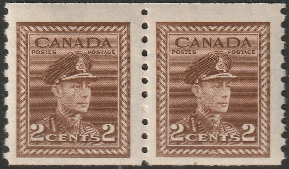 Canada 1948 Sc 279 coil pair MNH**