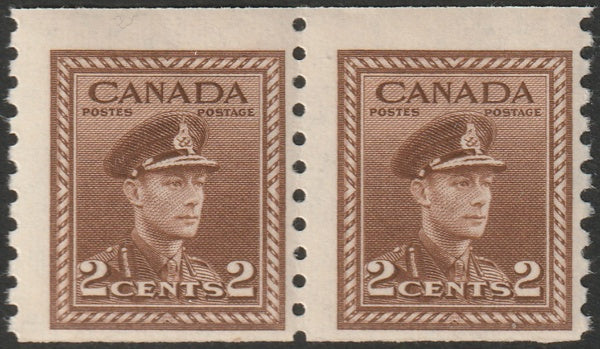 Canada 1948 Sc 279 coil pair MNH**