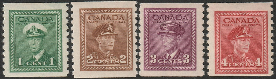 Canada 1948 Sc 278-81 coil set MNH**