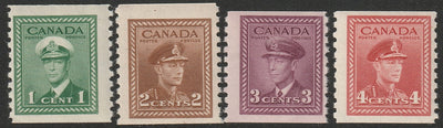 Canada 1948 Sc 278-81 coil set MNH**