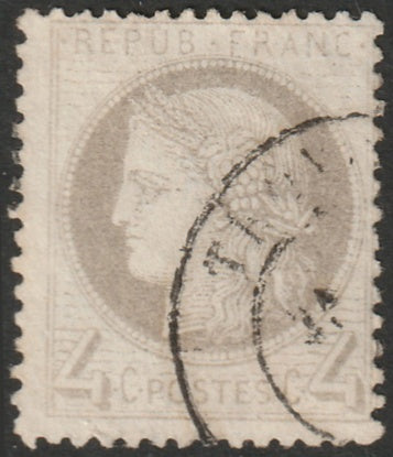 France 1872 Sc 52 used