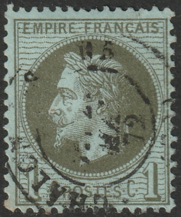 France 1870 Sc 29 used Chalon-s-Saone cancel