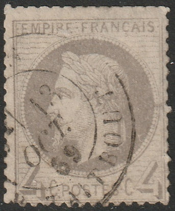 France 1862 Sc 31 used some blunt perfs