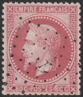 France 1868 Sc 36 used anchor (ancre) cancel