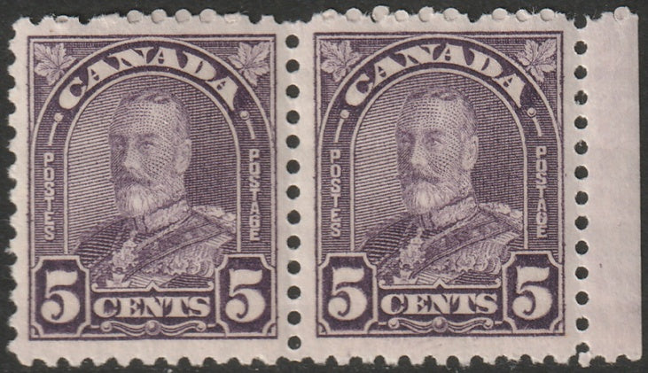 Canada 1930 Sc 169 margin pair MNH**