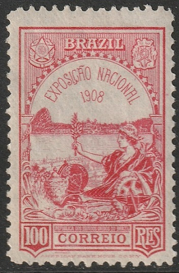 Brazil 1908 Sc 189 MH*