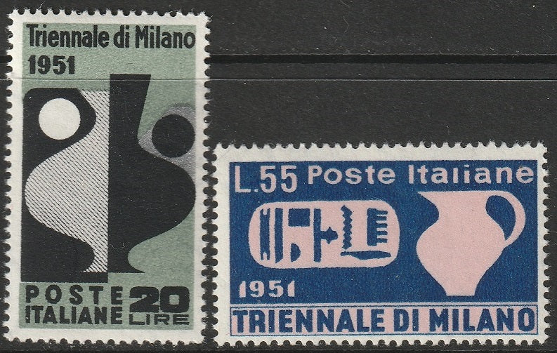 Italy 1951 Sc 582-3 set MNH**