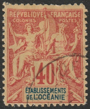 French Polynesia 1892 Sc 15 used