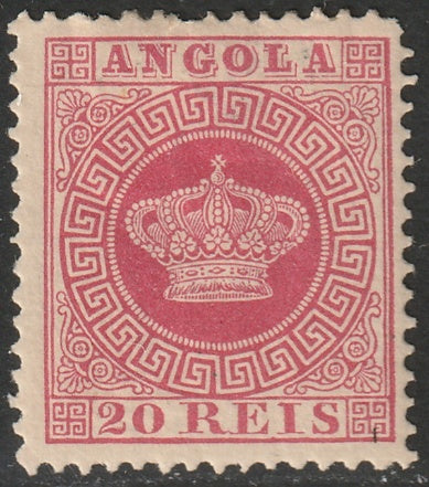 Angola 1885 Sc 11 MH* disturbed gum