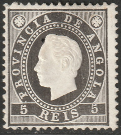 Angola 1886 Sc 16 MH* perf 12.5