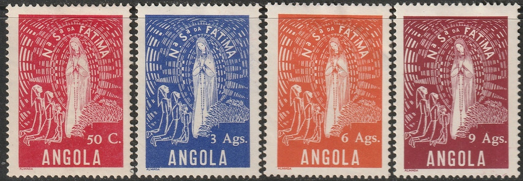 Angola 1948 Sc 315-8 set MH* some disturbed gum