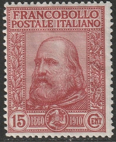 Italy 1910 Sc 116 MNH* gum crazing