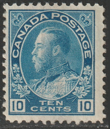 Canada 1922 Sc 117 MH* partial gum wet printing