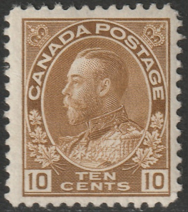 Canada 1925 Sc 118 MH* bistre brown