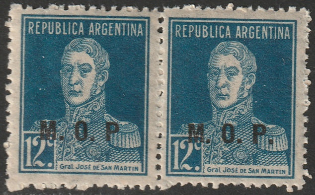 Argentina 1931 Sc OD294a official pair MNH**