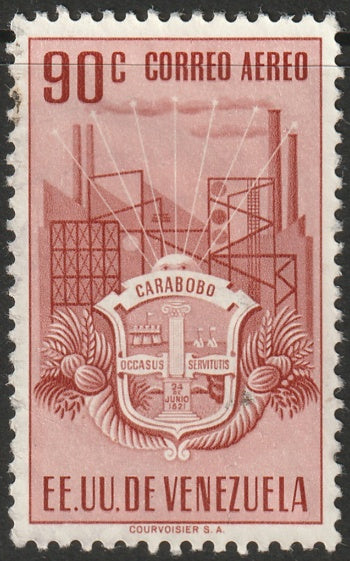 Venezuela 1951 Sc C346 air post used