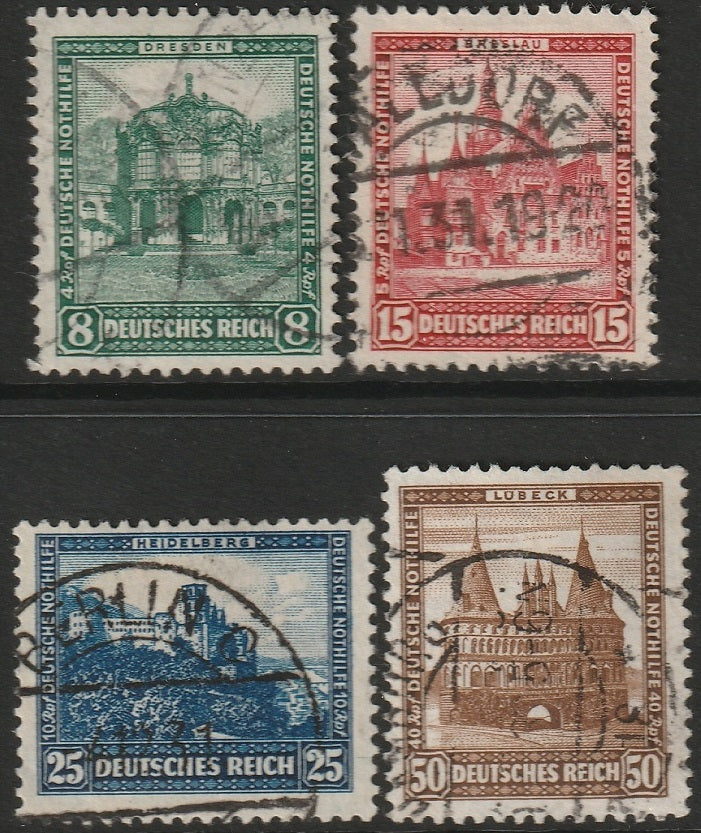 Germany 1931 Sc B38-41 set used