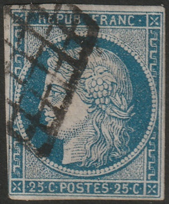 France 1850 Sc 6 used grill cancel