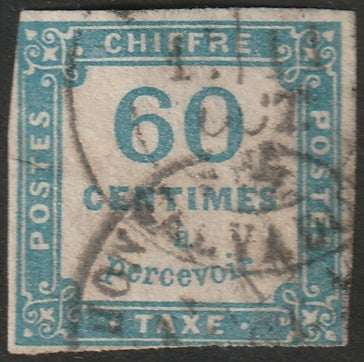 France 1878 Sc J10 postage due used