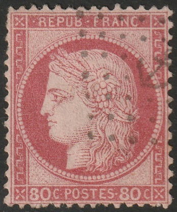 France 1872 Sc 63 used anchor cancel