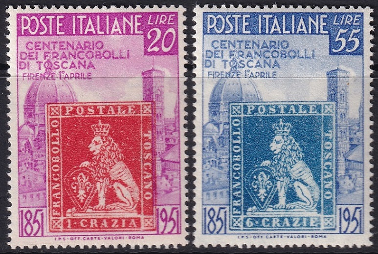 Italy 1951 Sc 568-9 set MNH**