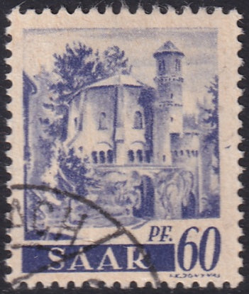 Saar 1947 Sc 168 used