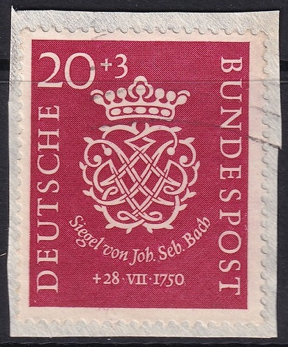 Germany 1950 Sc B315 used on piece