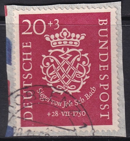 Germany 1950 Sc B315 used on piece Koblenz cancel