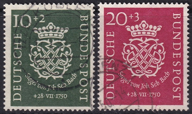 Germany 1950 Sc B314-5 set used