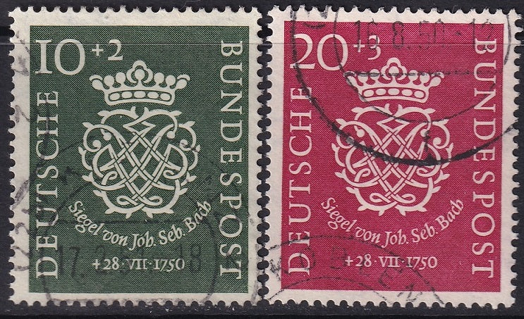 Germany 1950 Sc B314-5 set used