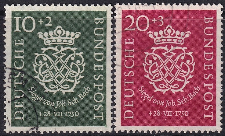 Germany 1950 Sc B314-5 set used