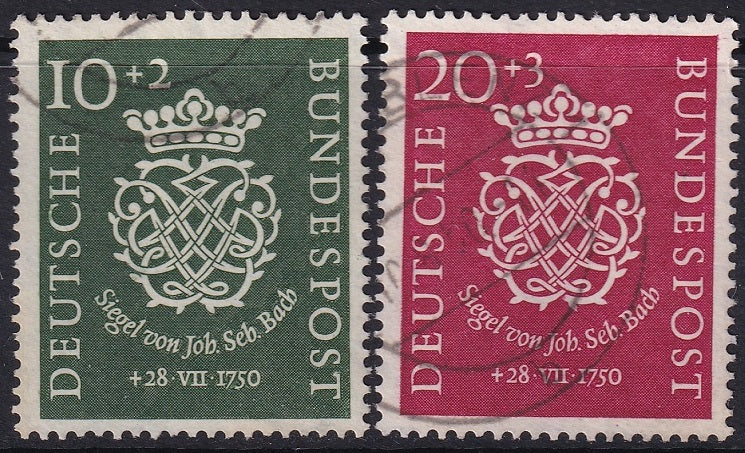 Germany 1950 Sc B314-5 set used