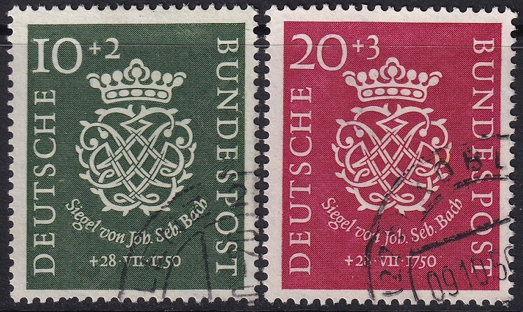 Germany 1950 Sc B314-5 set used