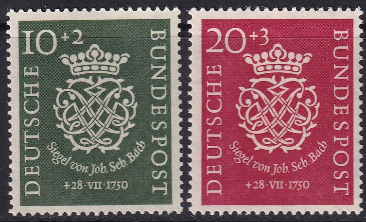 Germany 1950 Sc B314-5 set MNH**