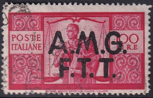 Trieste Zone A 1947 Sc 14 used
