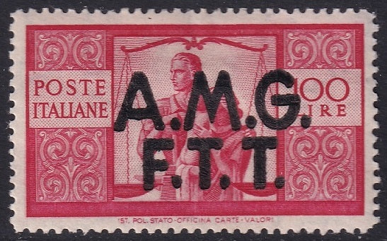 Trieste Zone A 1947 Sc 14 MH*