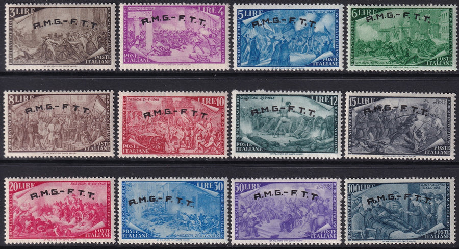 Trieste Zone A 1948 Sc 18-29 set MNH**