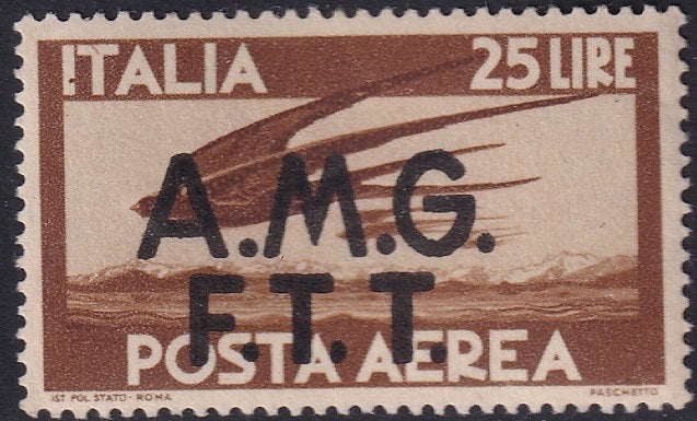 Trieste Zone A 1947 Sc C5 air post MH*