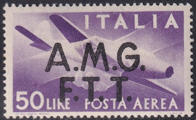 Trieste Zone A 1947 Sc C6 air post MLH*