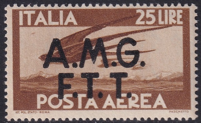 Trieste Zone A 1947 Sc C5 air post MH*